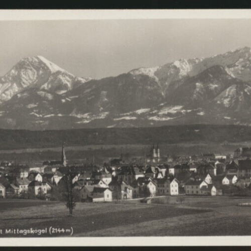 AK aus Villach mit Mittagskogel Kärnten (4300)