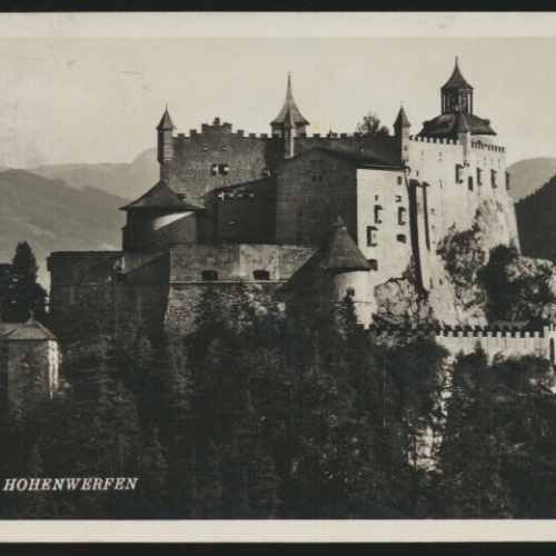 AK vom Schloss Hohenwerfen Salzburg (3738)