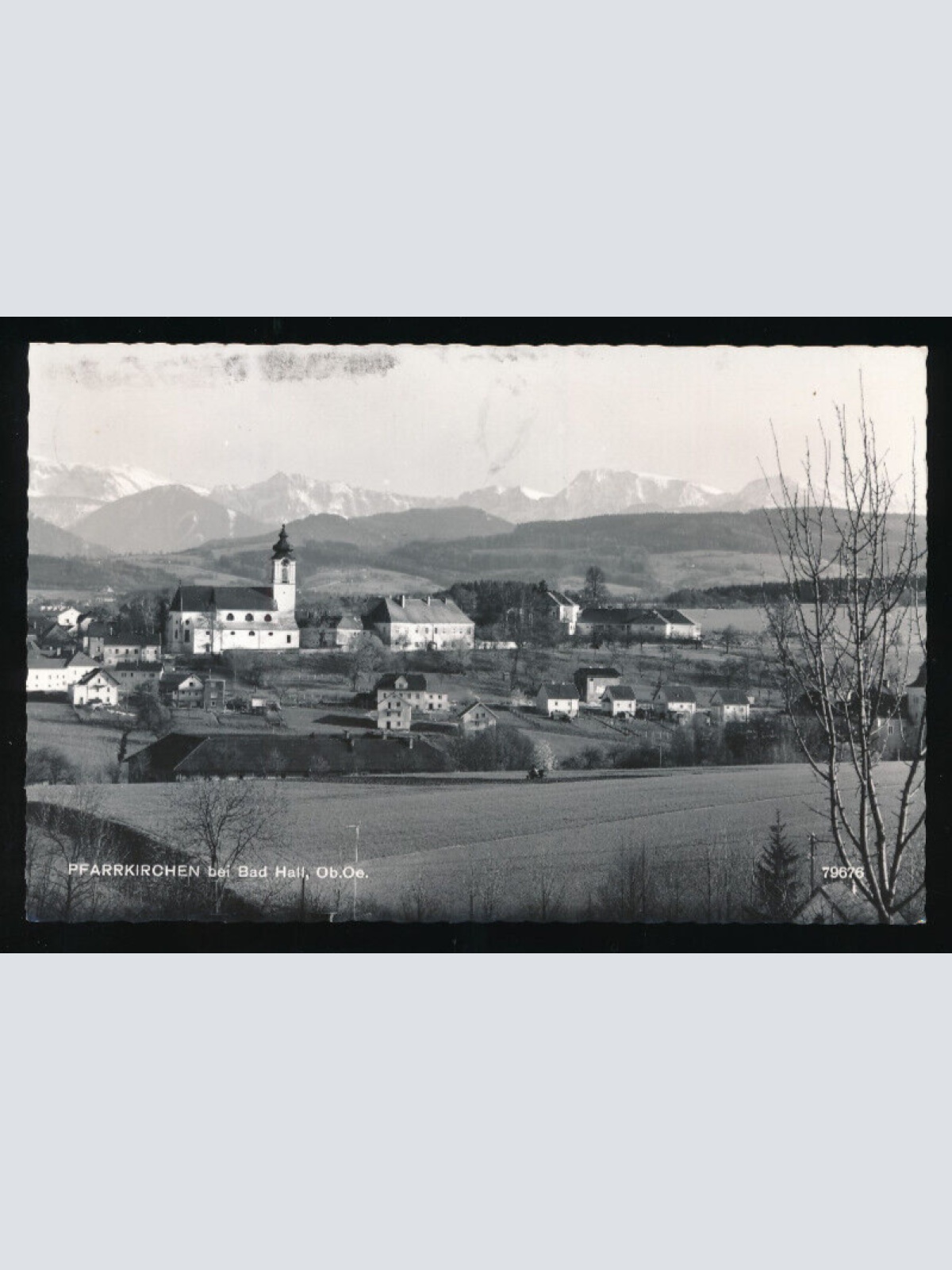 AK aus Bad Hall mit Pfarrkirche Oberösterreich (4343)