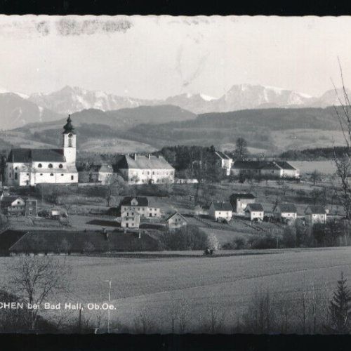 AK aus Bad Hall mit Pfarrkirche Oberösterreich (4343)