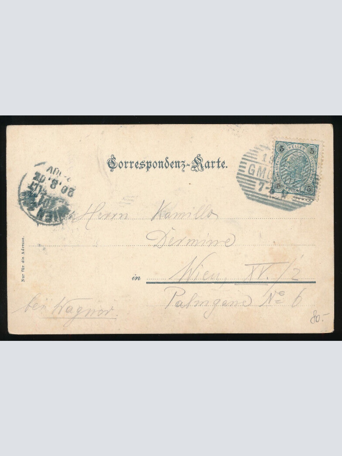 AK aus Traunkirchen mit Villa Graf Paar Oberösterreich (3689)