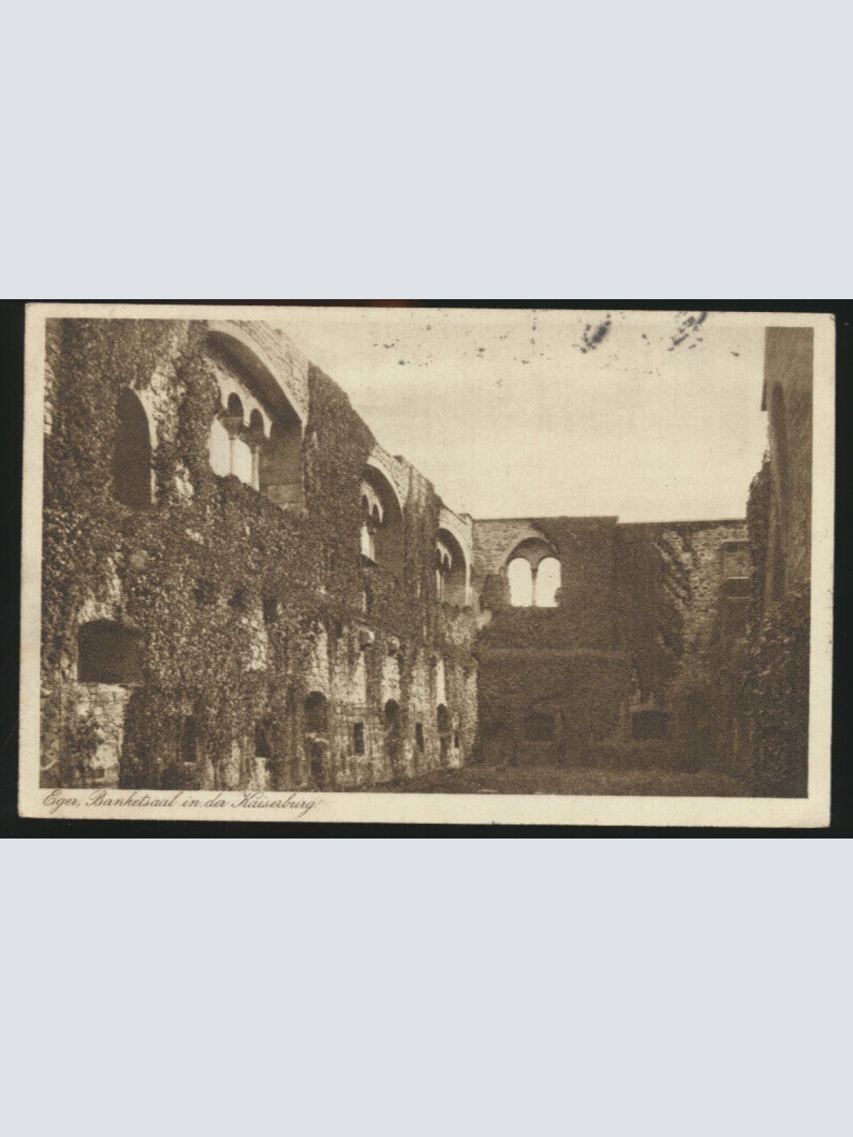 AK aus Eger Banketsaal in der Kaiserburg Ungarn (4309)