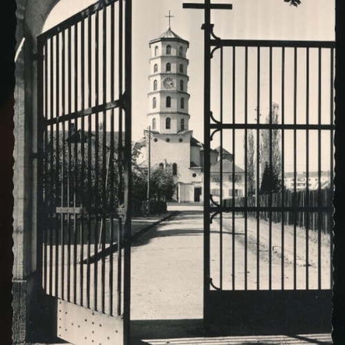 AK aus Bregenz Vorkloster mit Mariahilf Kirche Vorarlberg (3702)