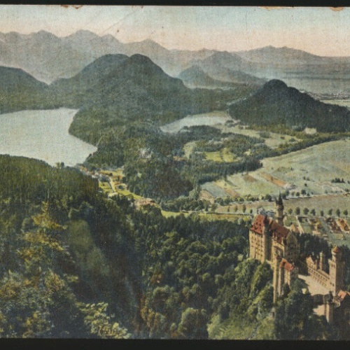 AK vom Schloss Neuschwanstein Bayern (4256)