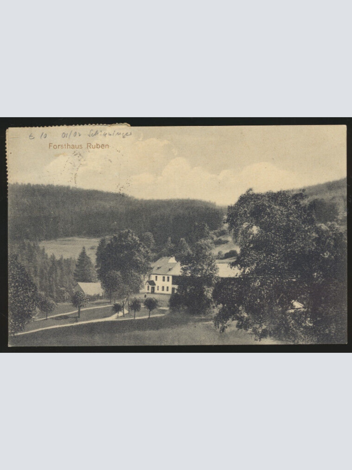 AK aus Ruben mit Forsthaus Brandenburg (4260)