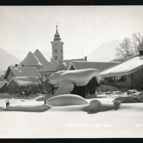 AK aus Göstling an der Ybbs Winterkarte Niederösterreich (3717)