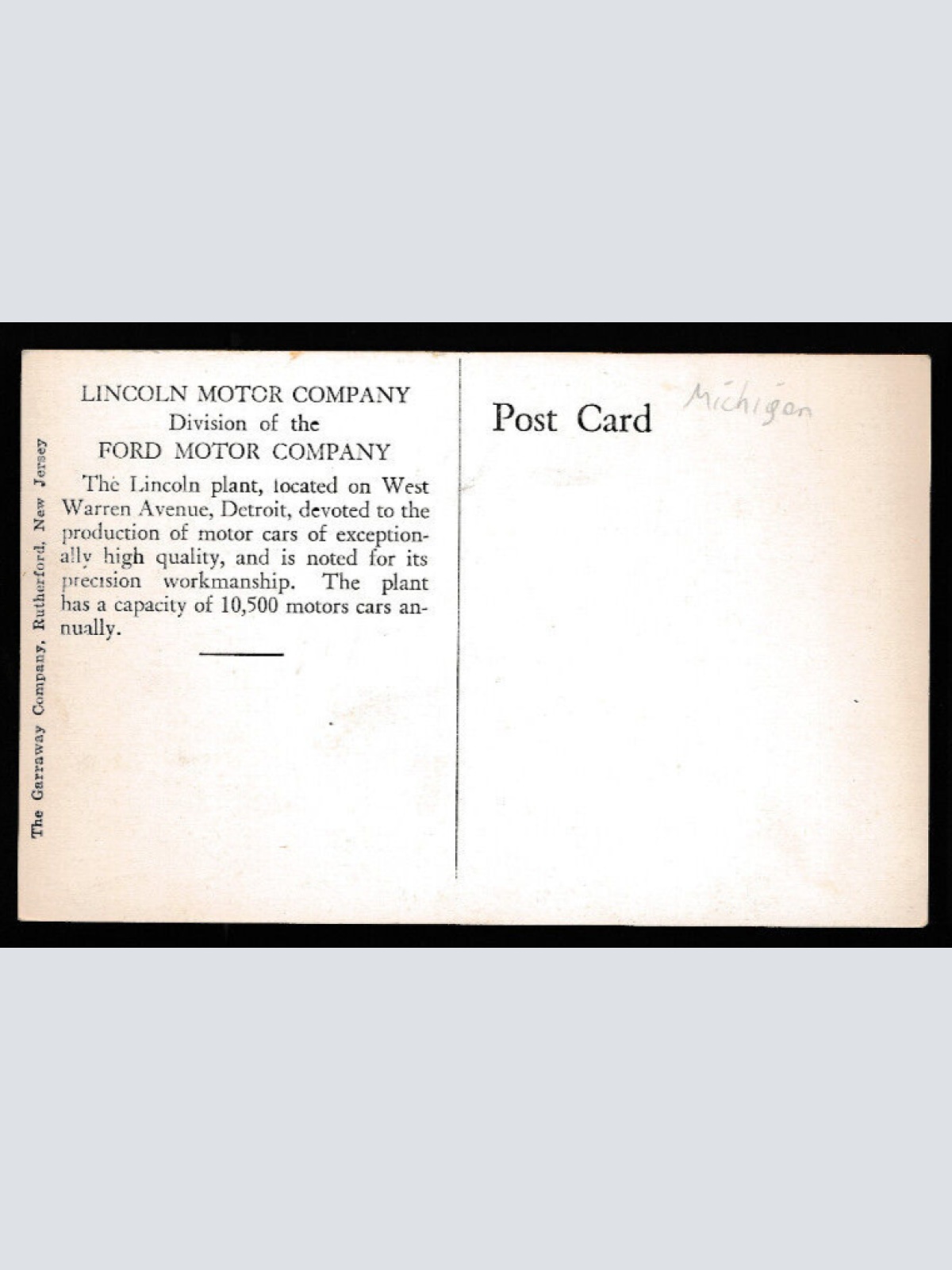 AK aus Detroit Lincoln Motor Company in Michigan USA (4045)
