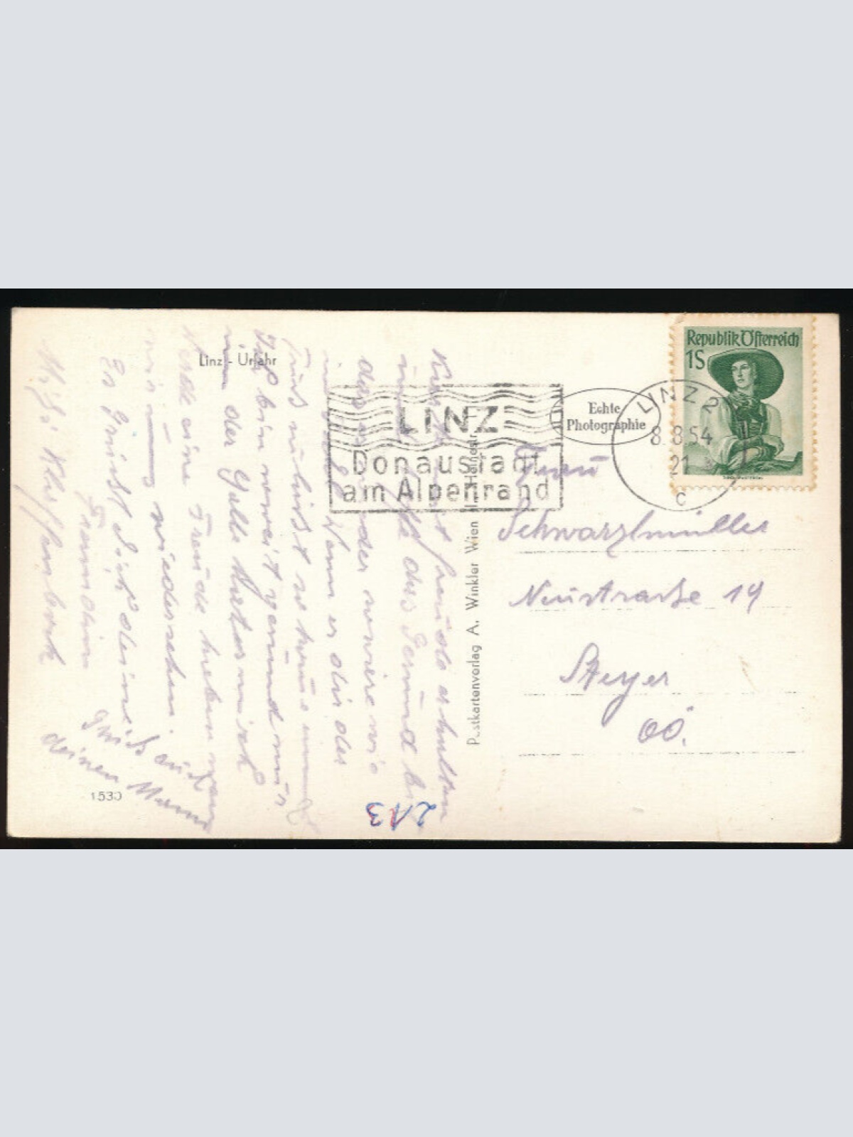 AK aus Linz an der Donau Urfahr Oberösterreich (4122)