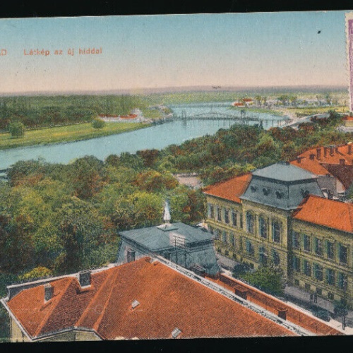 AK aus Arad Latkep az uj hiddal Rumänien (4093)