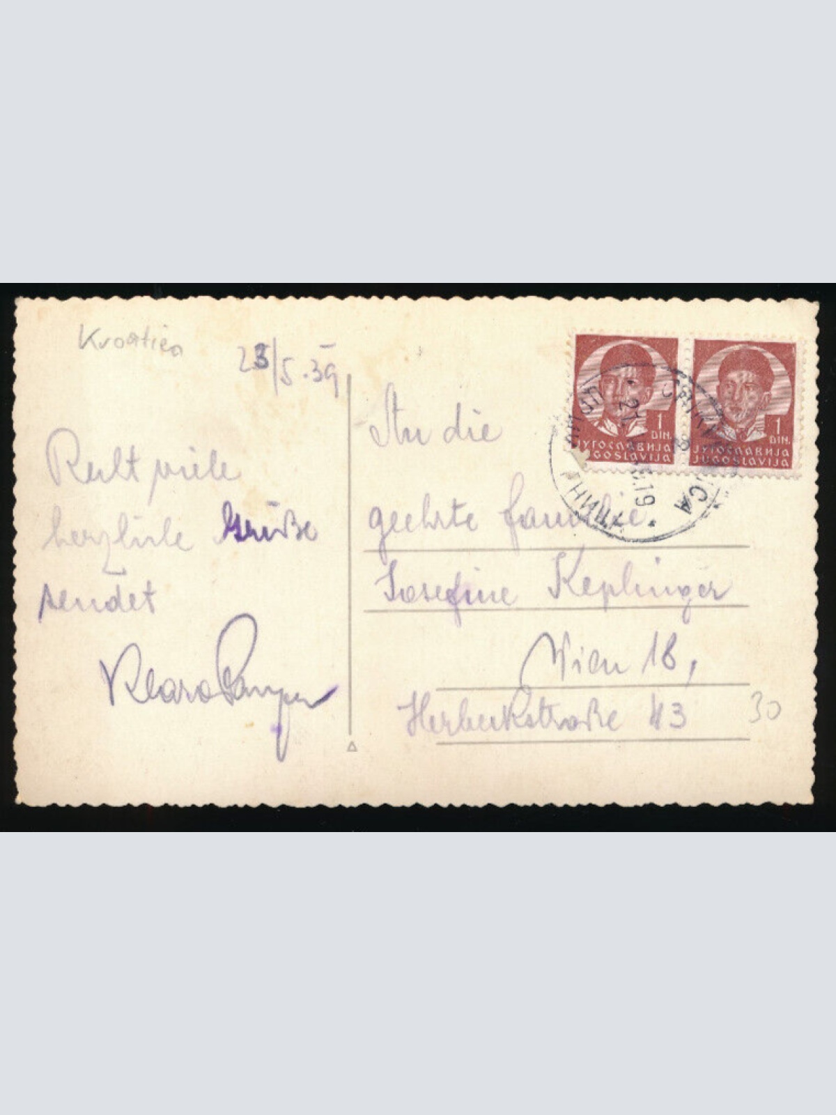 AK aus Crikvenica Kroatien (4103)