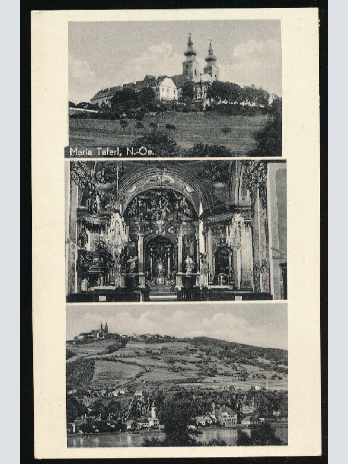 AK aus Maria Taferl mit Wallfahrtskirche Niederösterreich (4372)