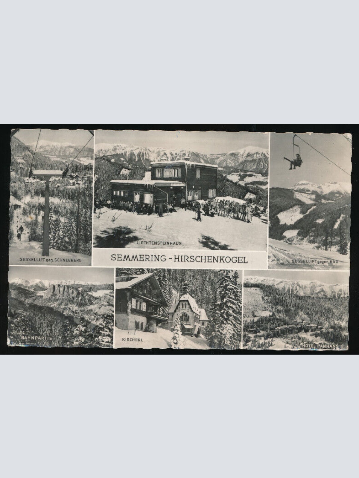 AK aus Semmering - Hirschenkogel Mehrbildkarte Niederösterreich (3992)