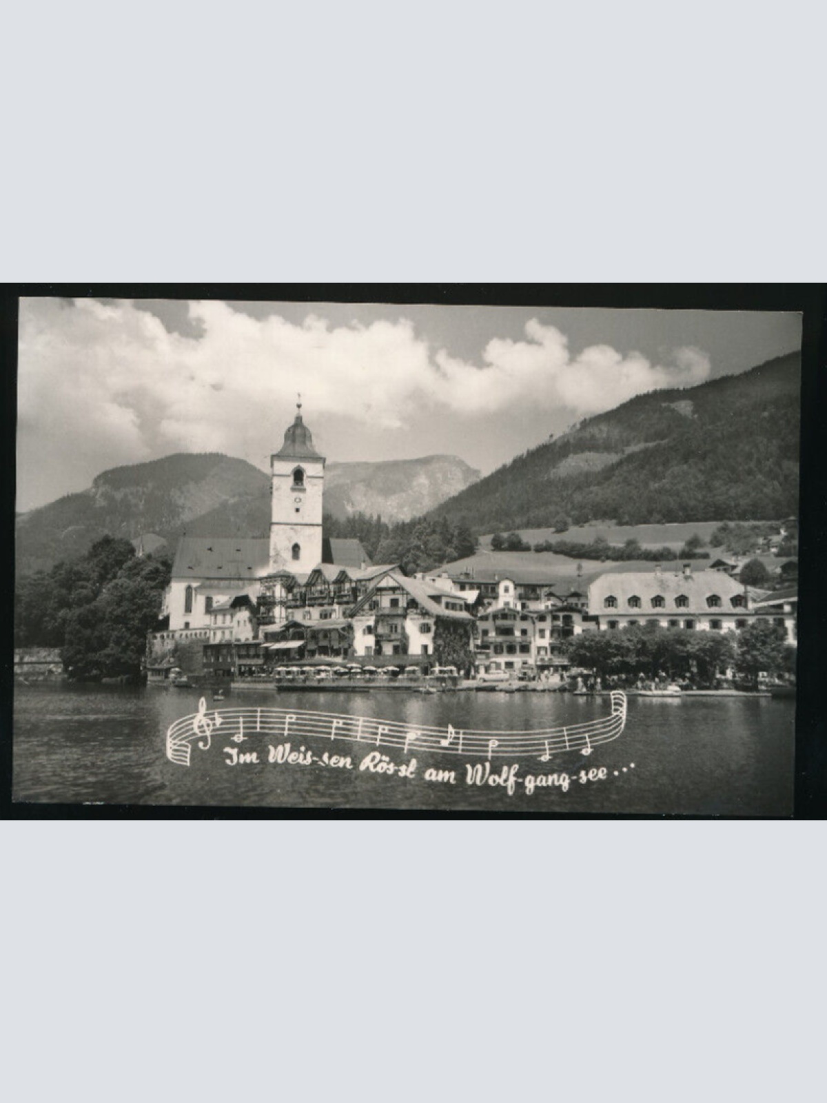 AK aus St.Wolfgang mit Noten Oberösterreich (4161)