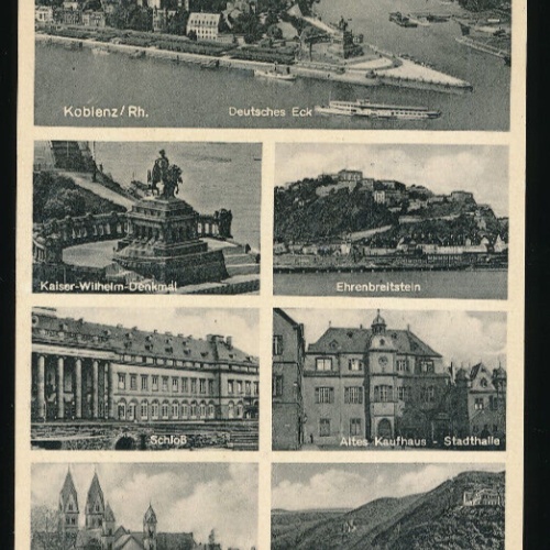 AK aus Koblenz Mehrbildkarte Rheinland-Pfalz (4666)
