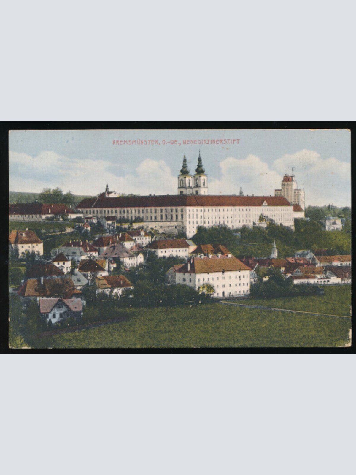 AK aus Kremsmünster mit Benediktinerstift Oberösterreich (4022)
