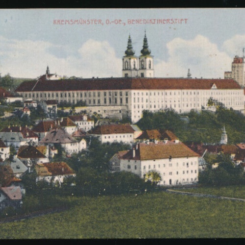 AK aus Kremsmünster mit Benediktinerstift Oberösterreich (4022)