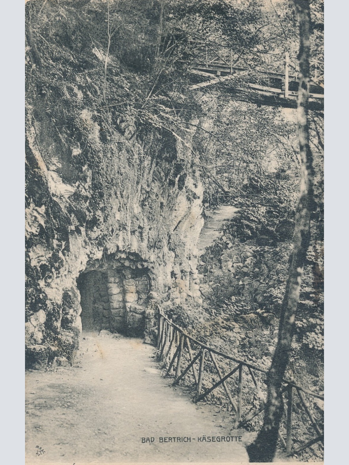 AK, Bad Bertrich - Käsegrotte, Rheinland-Pfalz, Deutschland (S427)