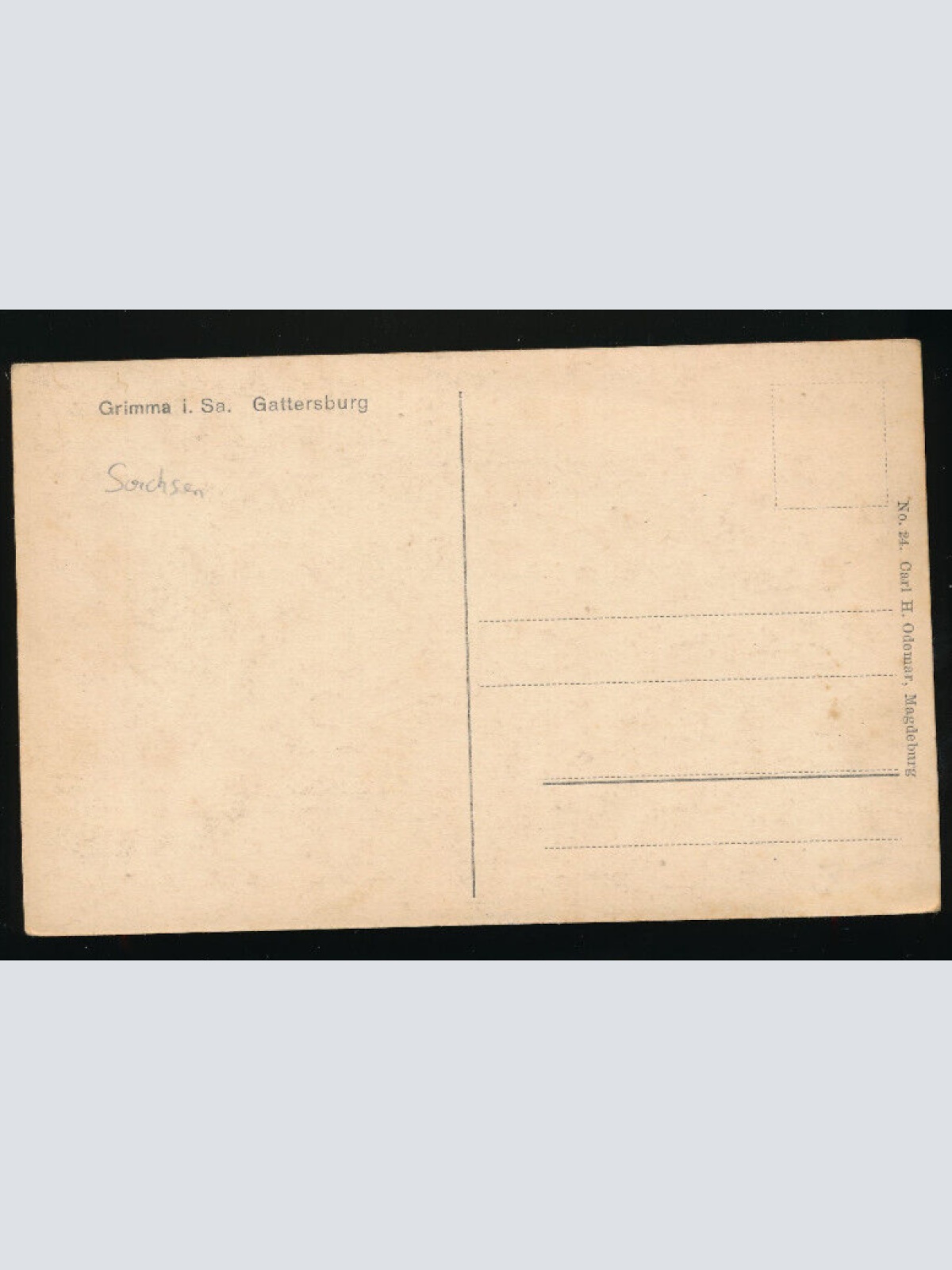 AK aus Grimma i. Sa Gattersburg Sachsen (4682)