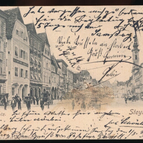 AK aus Styer Stadtplatz Oberösterreich (4140)