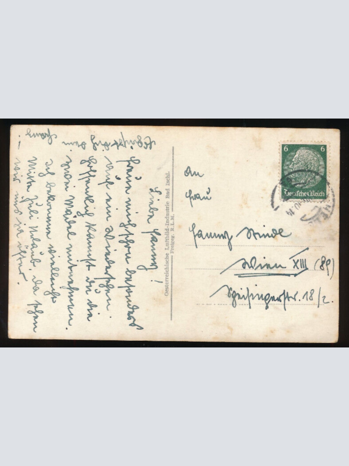 AK aus Wels Fliegeraufnahme 916 Oberösterreich (4125)