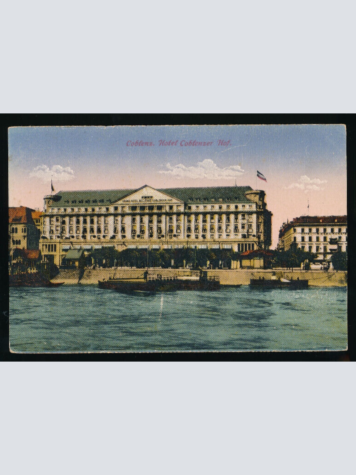 AK aus Coblenz mit Holtel Coblenzer Hof Rheinland - Pfalz (4637)