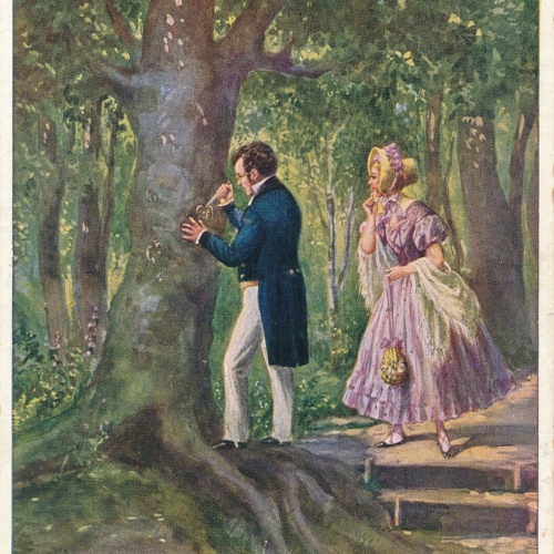 AK, Ich schnitt es gern in alle Rinden ein, Schubertlieder (S470)