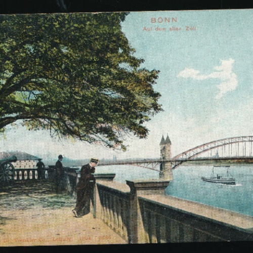 AK aus Bonn auf dem alten Zoll Nordrhein - Westalen (4700)