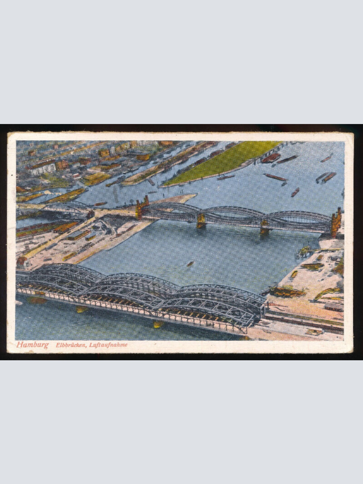 AK aus Hamburg Elbbrücken Luftaufnahme (4704)
