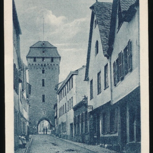 AK aus Linz am Rhein Neustraße mit Neutor Rheinland - Pfalz (4432)