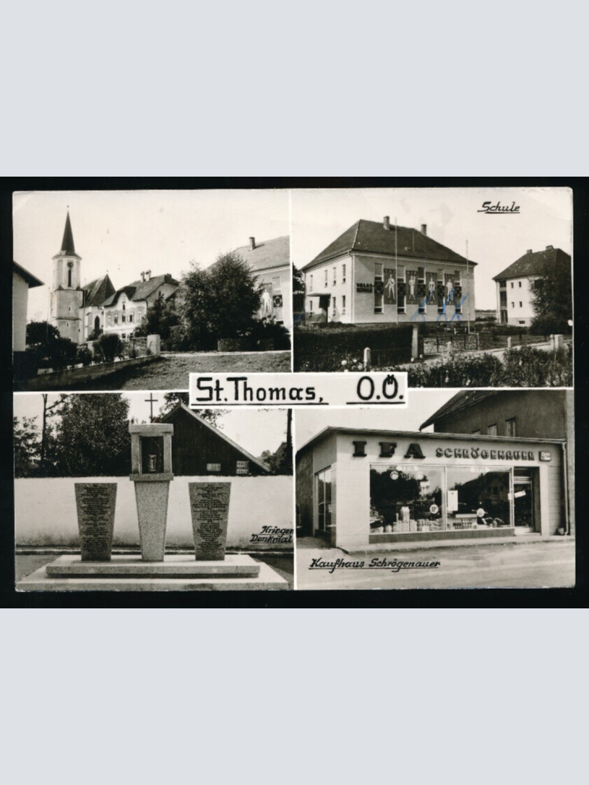 AK aus St. Thomas Mehrbildkarte Oberösterreich (4417)