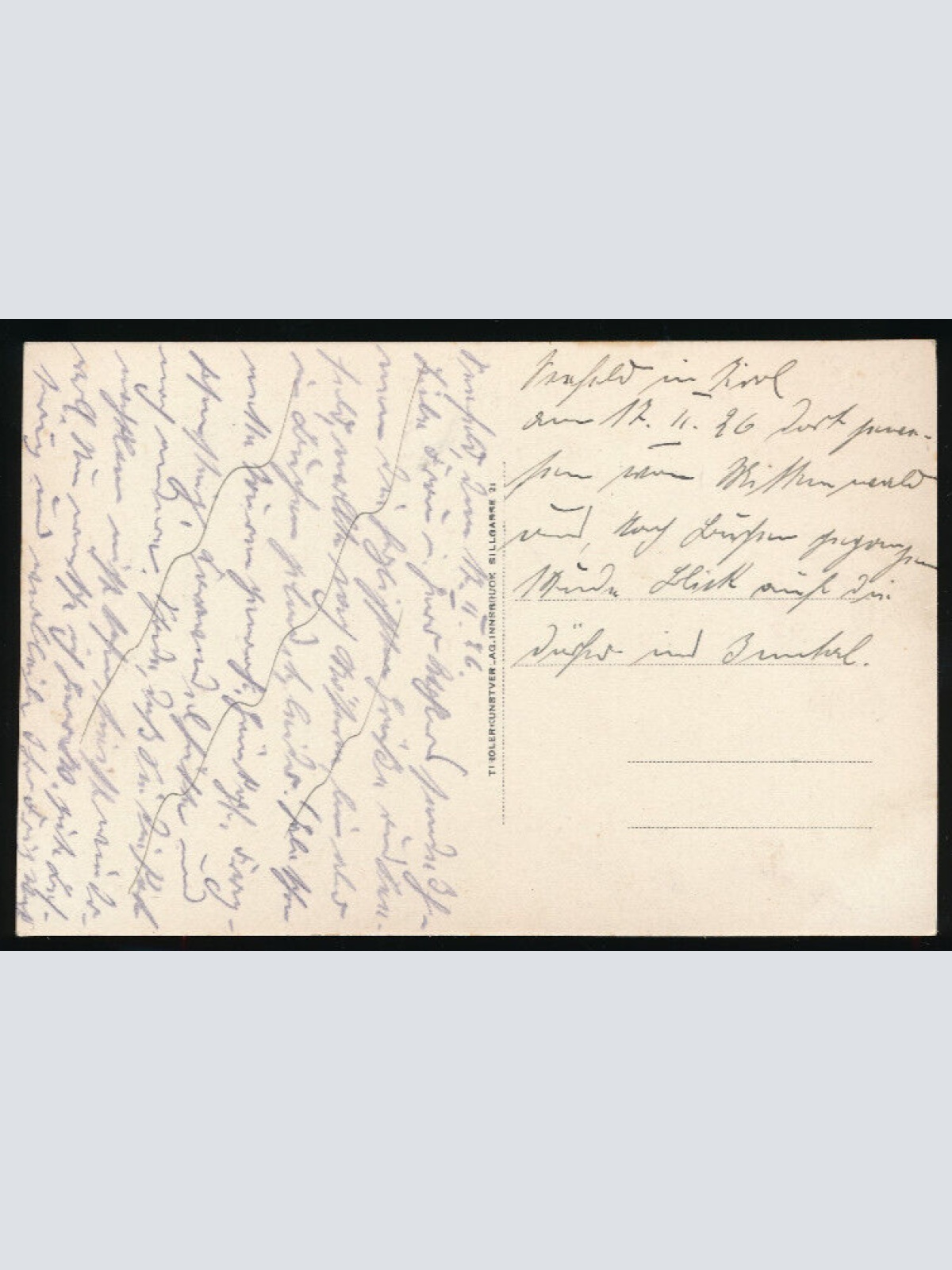 AK aus Seefeld im Winter Tirol (4400)