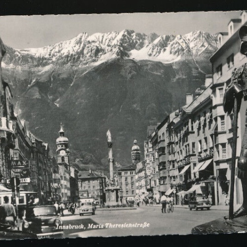 AK aus Innsbruck Maria Theresienstraße Tirol (4503)