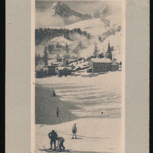 AK aus St.Moritz Skifahrer Schweiz (4508)