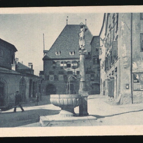 AK aus Hall in Tirol mit Rathaus (4498)