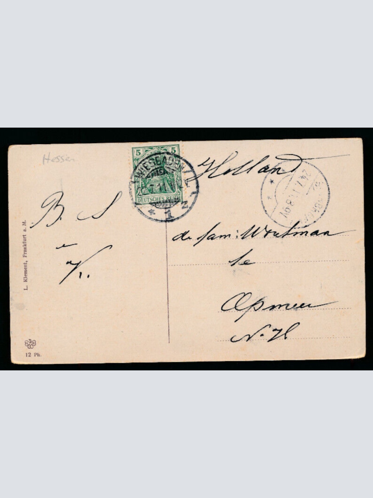 AK aus Wiesbaden Hauptbahnhof Hessen (4545)