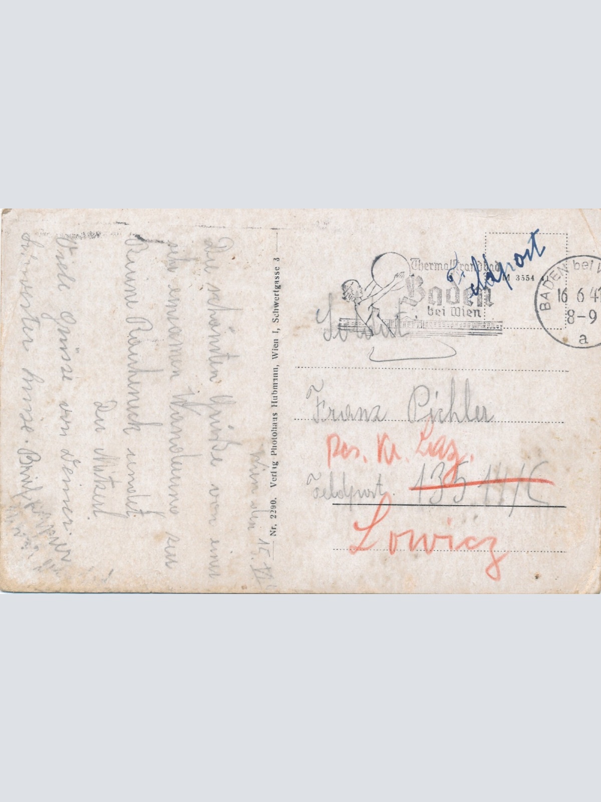 AK, Baden bei Wien, Josefsplatz, Niederösterreich (S585)