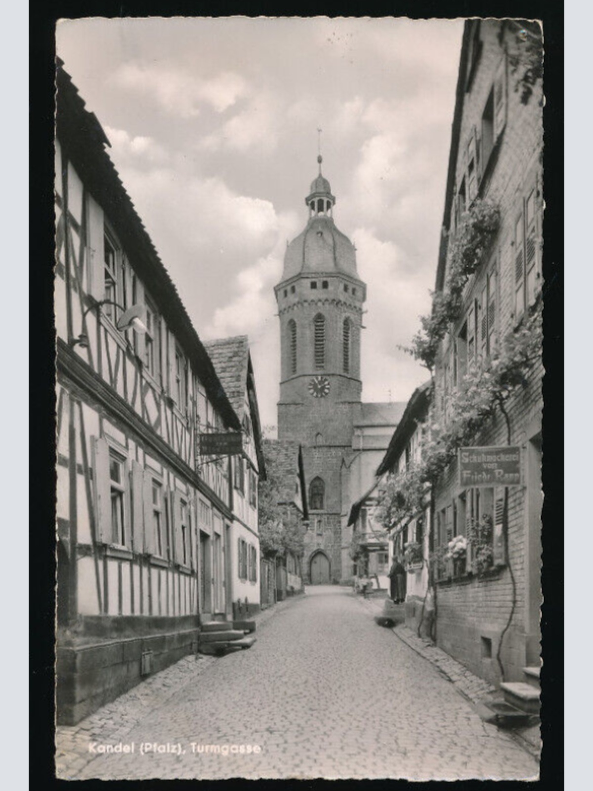 AK aus Kandel Turmgasse Rheinland - Pfalz (4541)
