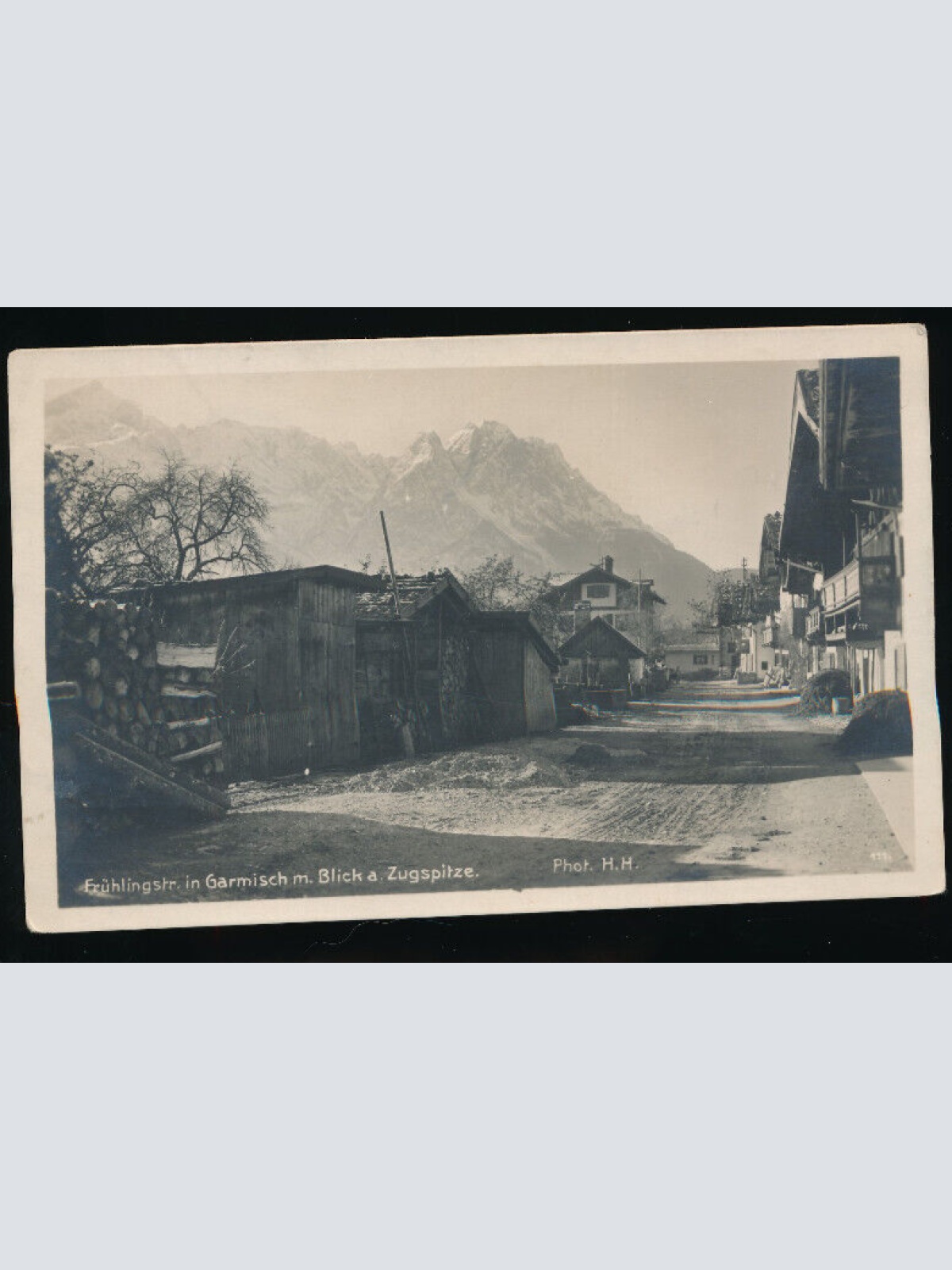 AK aus Garmisch Frühlingsstrasse Bayern (4530)