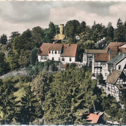 AK, Tecklenburg T. W., Blick zum Wierturm, Nordrhein-Westfalen (S528)