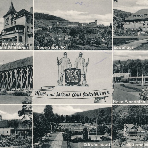 AK, Moor- und Solebad Bad Salzdetfurth, Niedersachsen, Hotel Kronprinz  (S534)