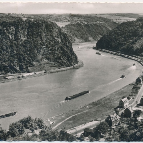 AK, St. Goar am Rhein, Felsental der Loreley, Rheinland-Pfalz  (S553)