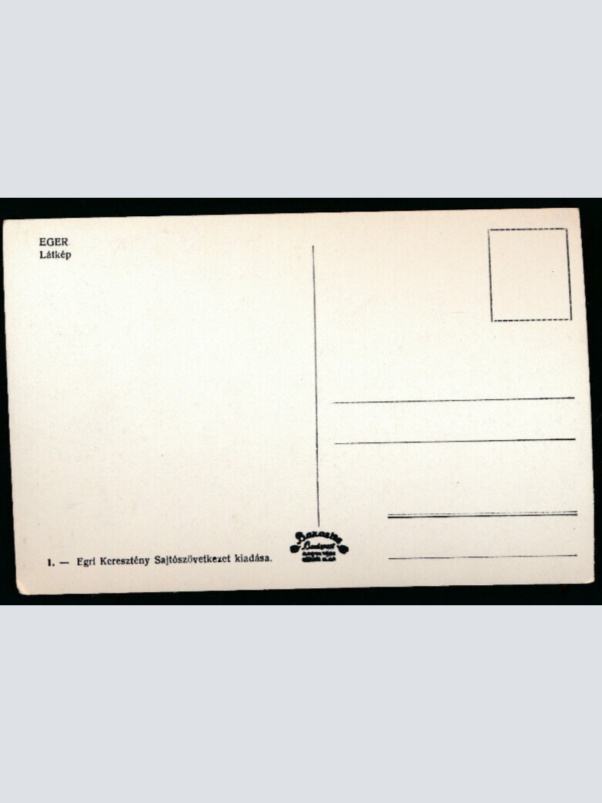 AK aus Eger - Latkep Ungarn (4236)