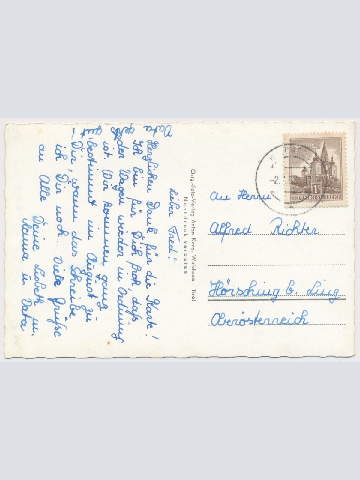 AK, Walchsee, Tirol, Österreich (S636)