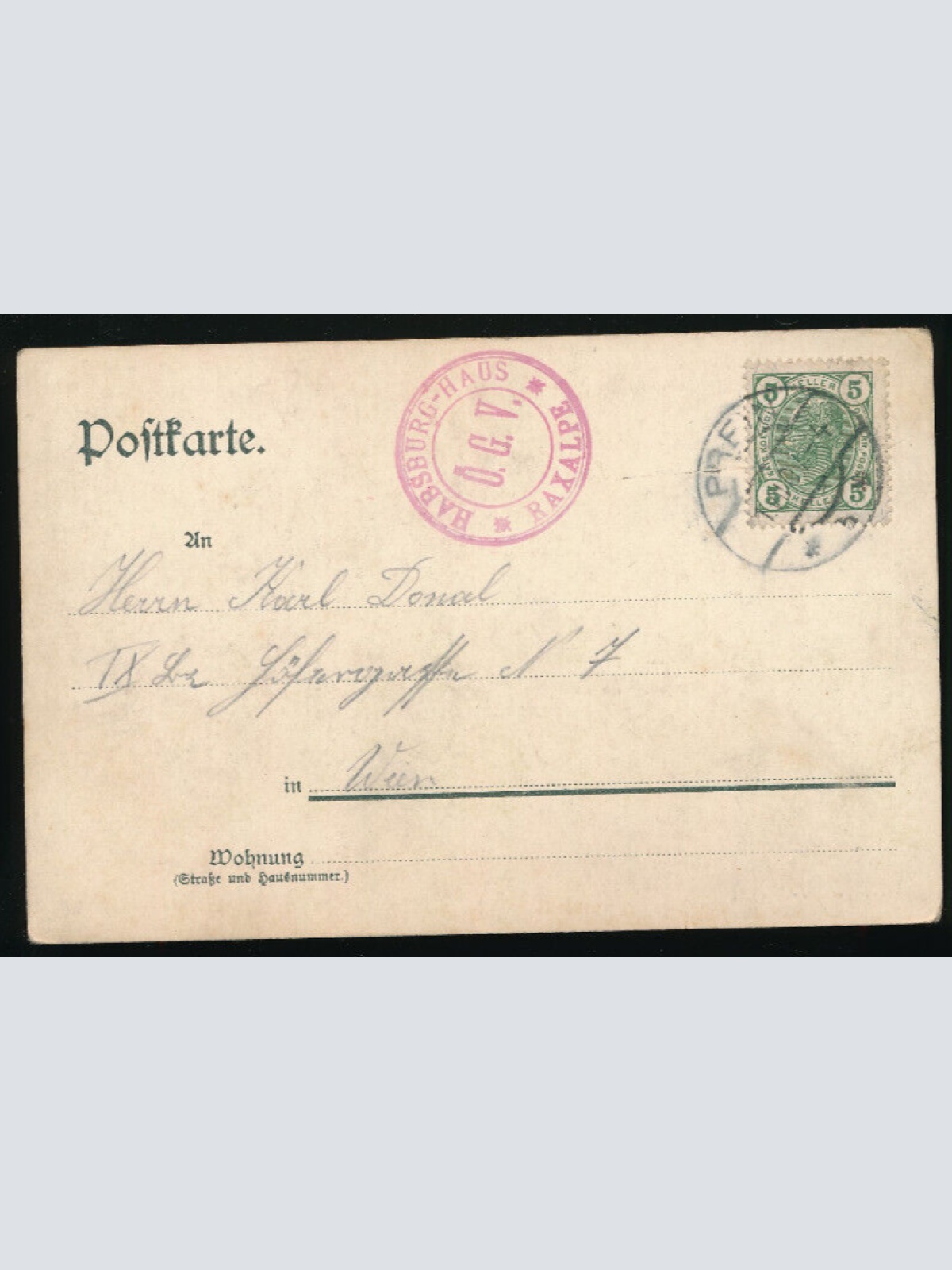 AK aus Prein mit Preiner Wand Niederösterreich (4951)