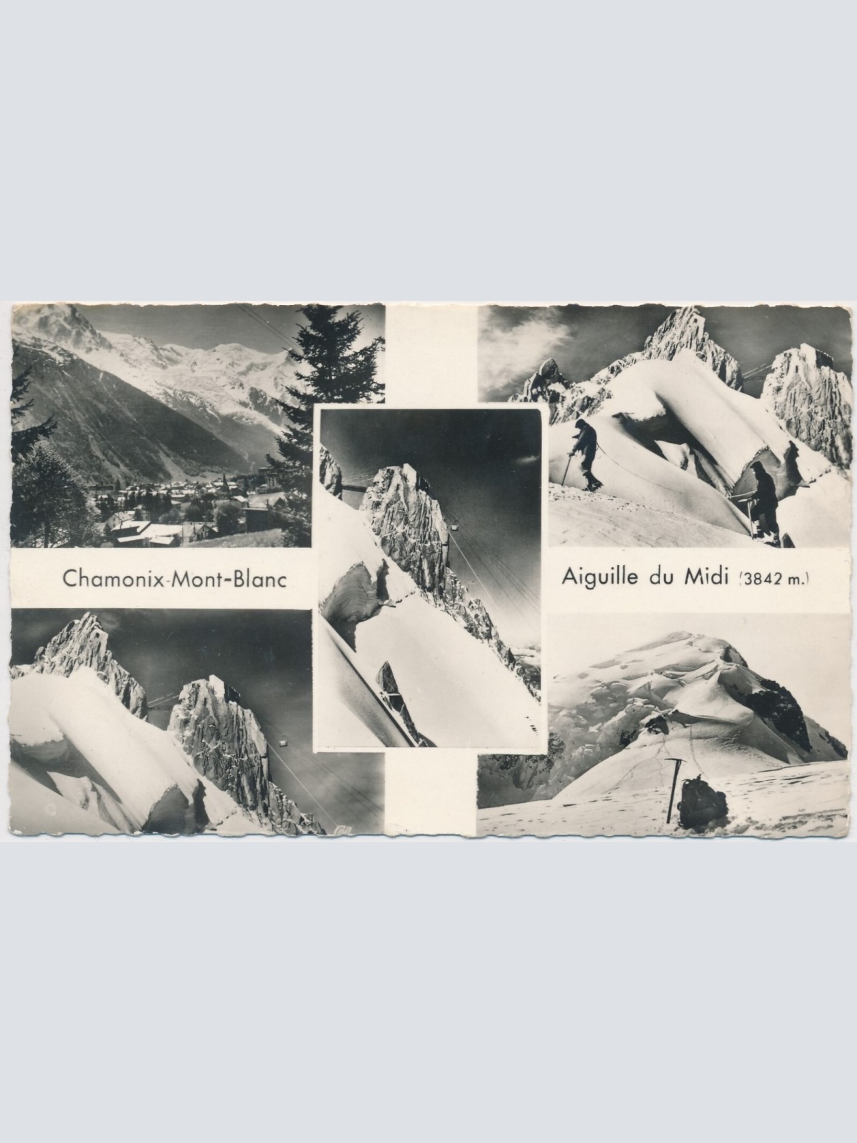 AK, Chamonix-Mont-Blanc, Aiguille du Midi, Frankreich (S659)