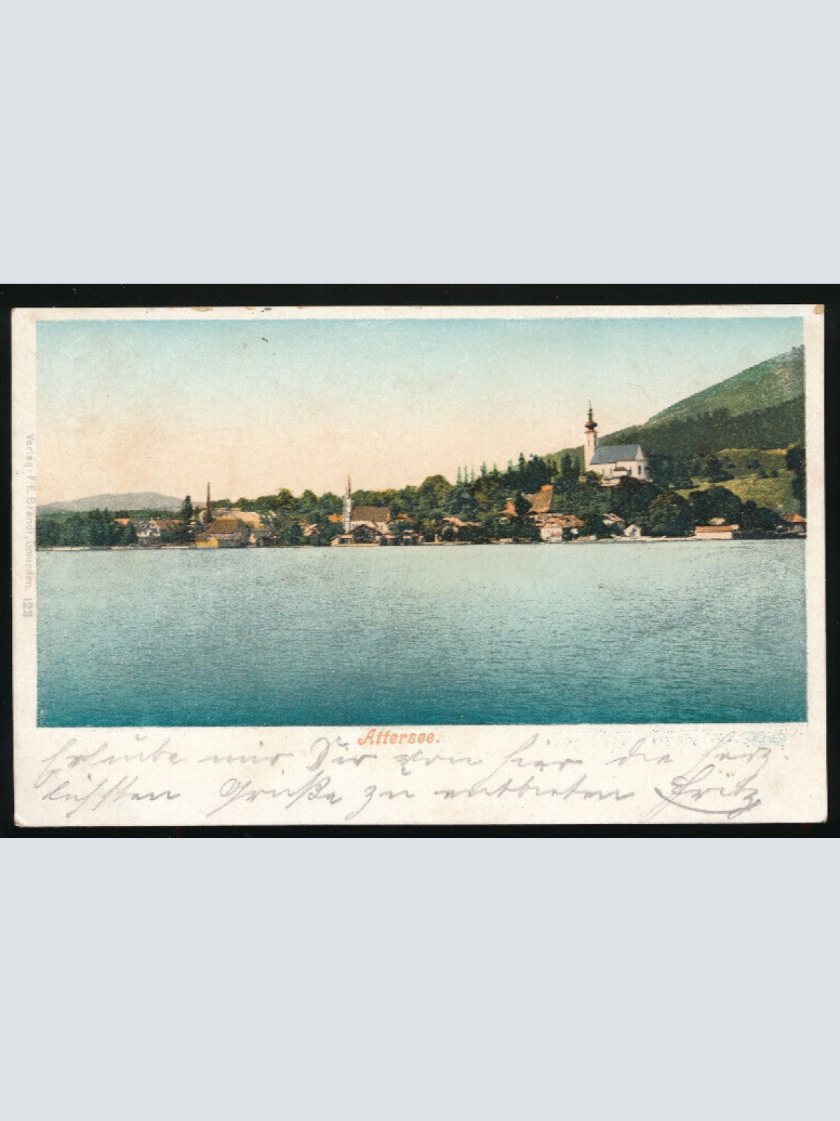 AK aus Attersee am Attersee Oberösterreich (4875)