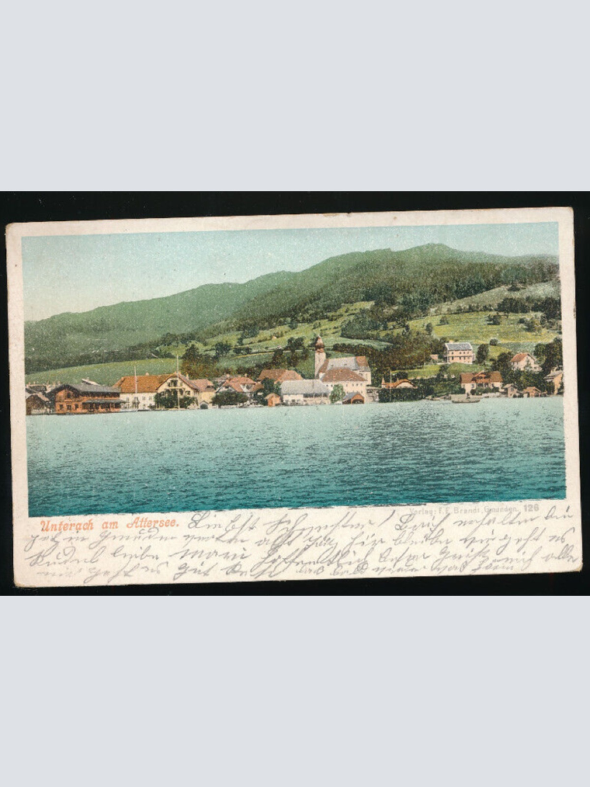 AK aus Unterach am Attersee Oberösterreich (4871)