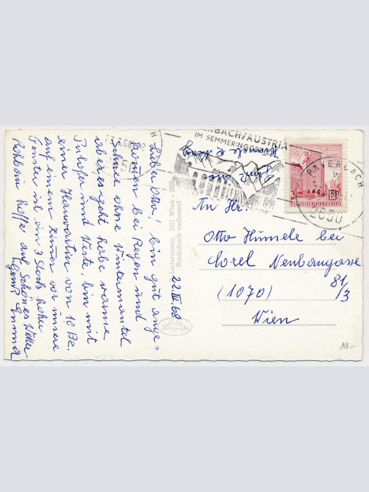 AK, Payerbach, Niederösterreich, Hotel - Pension Astrid, Österreich (S627)