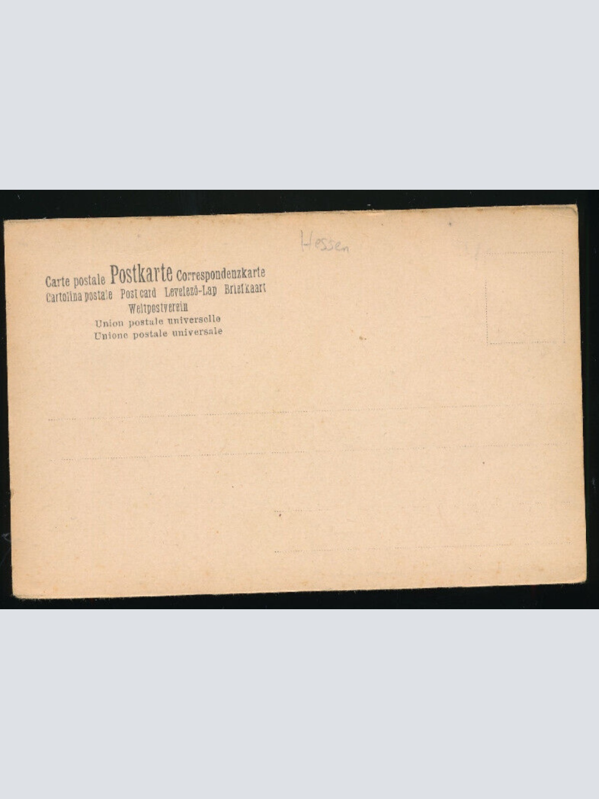 Litho - Karte aus Biebrich mit Dampfer Hessen (4512)