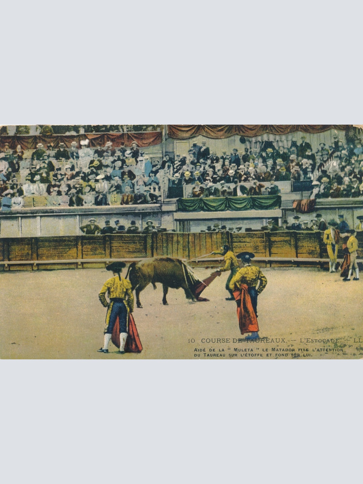 AK, Course de Taureaux, Bullenlauf, Stierkampf, Frankreich (S820)